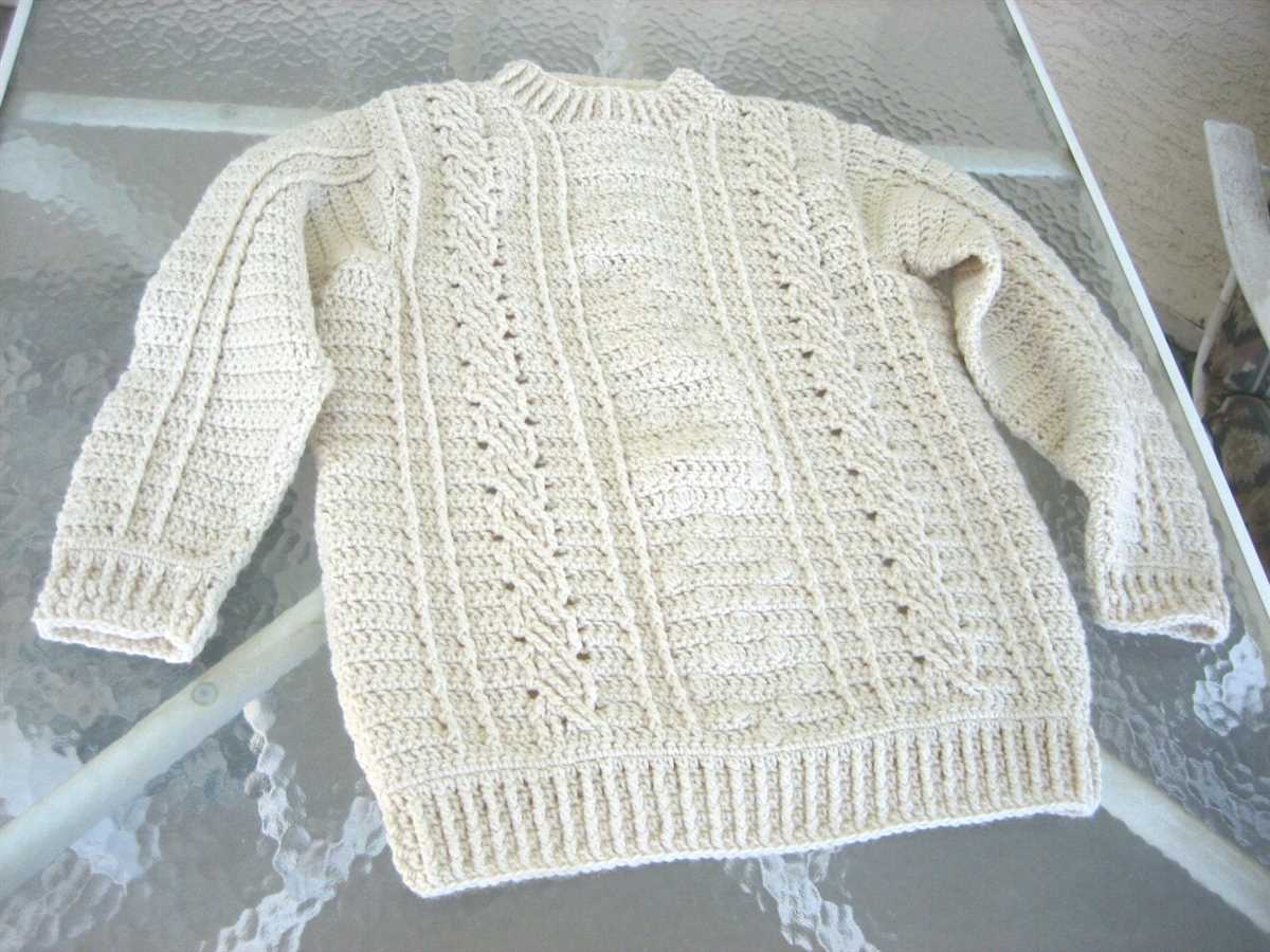 Fisherman sweater knitting pattern free