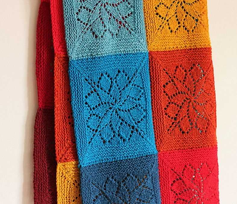 Knitting patterns blankets squares