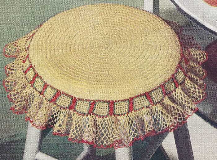 Knitting patterns for chair backs