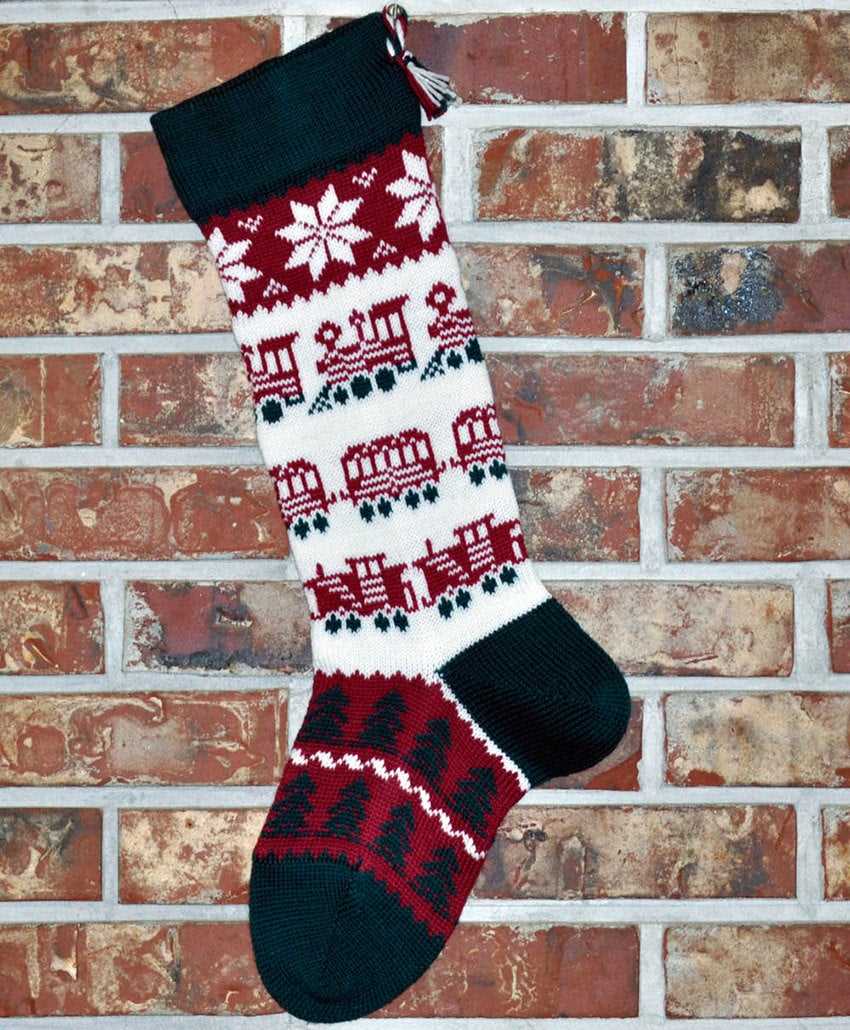 Bulky knit christmas stocking pattern