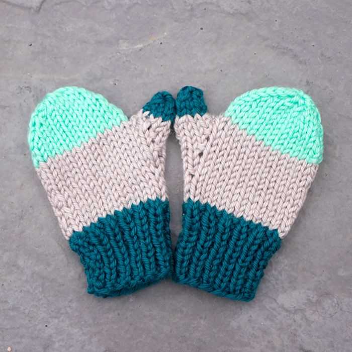 Chunky knit mittens patterns free