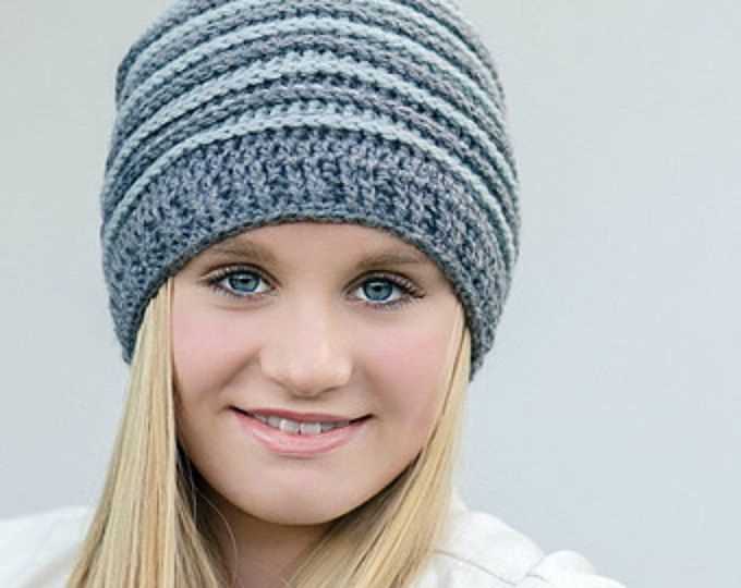 Ribbed beanie knitting pattern free