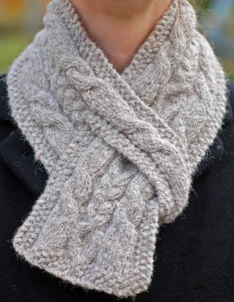 Plain scarf knitting pattern