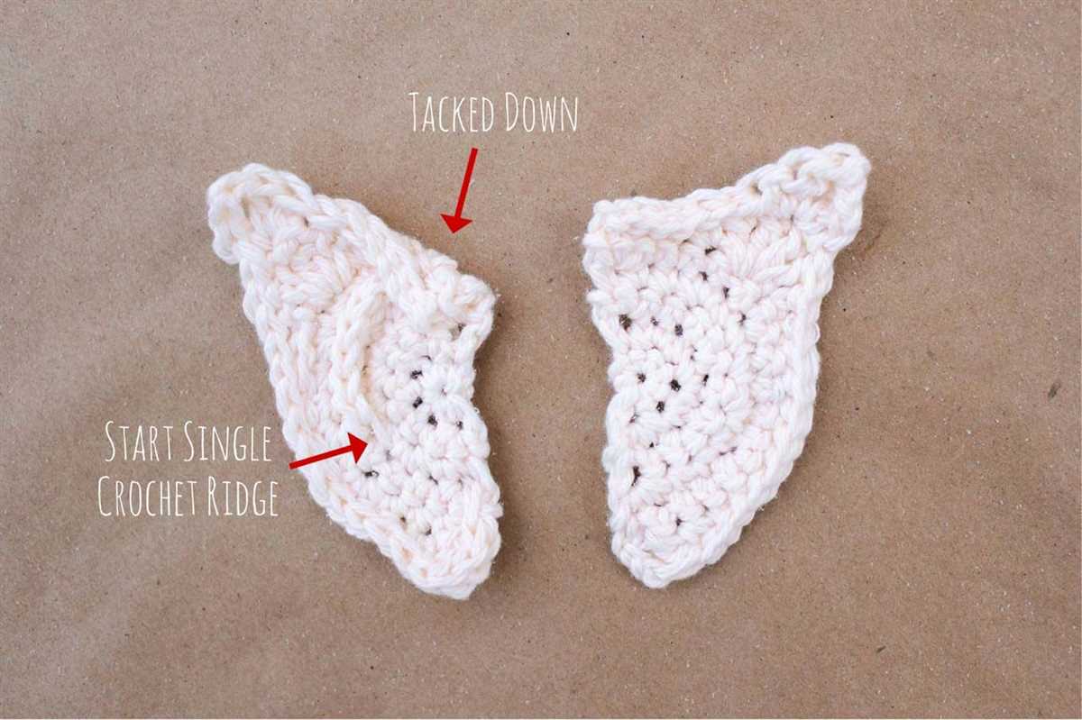 Knitted elf ears pattern