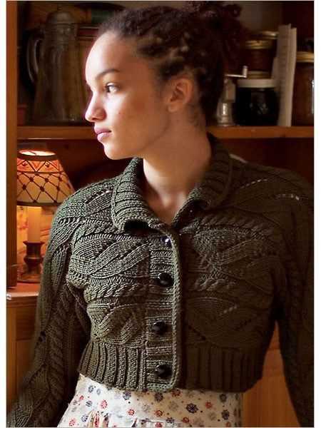 Cropped cardigan knitting pattern free