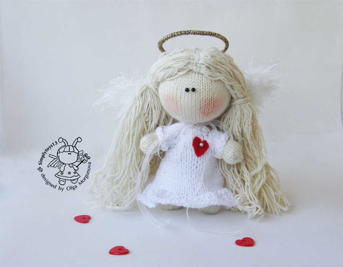 Knitting pattern for christmas angel