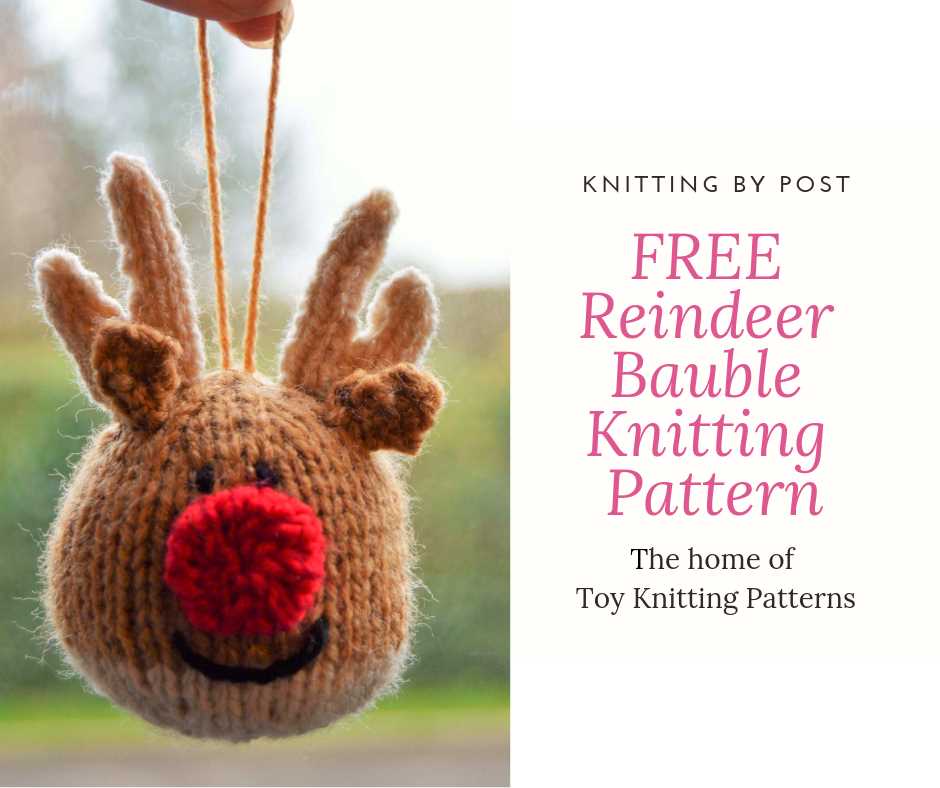 Knitted baubles pattern