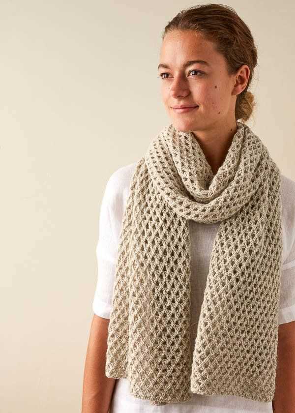 Wrap scarf knitting pattern