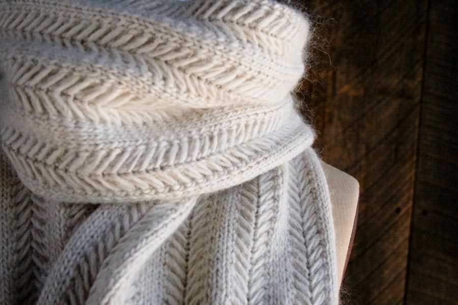 Cable knit scarf pattern beginner