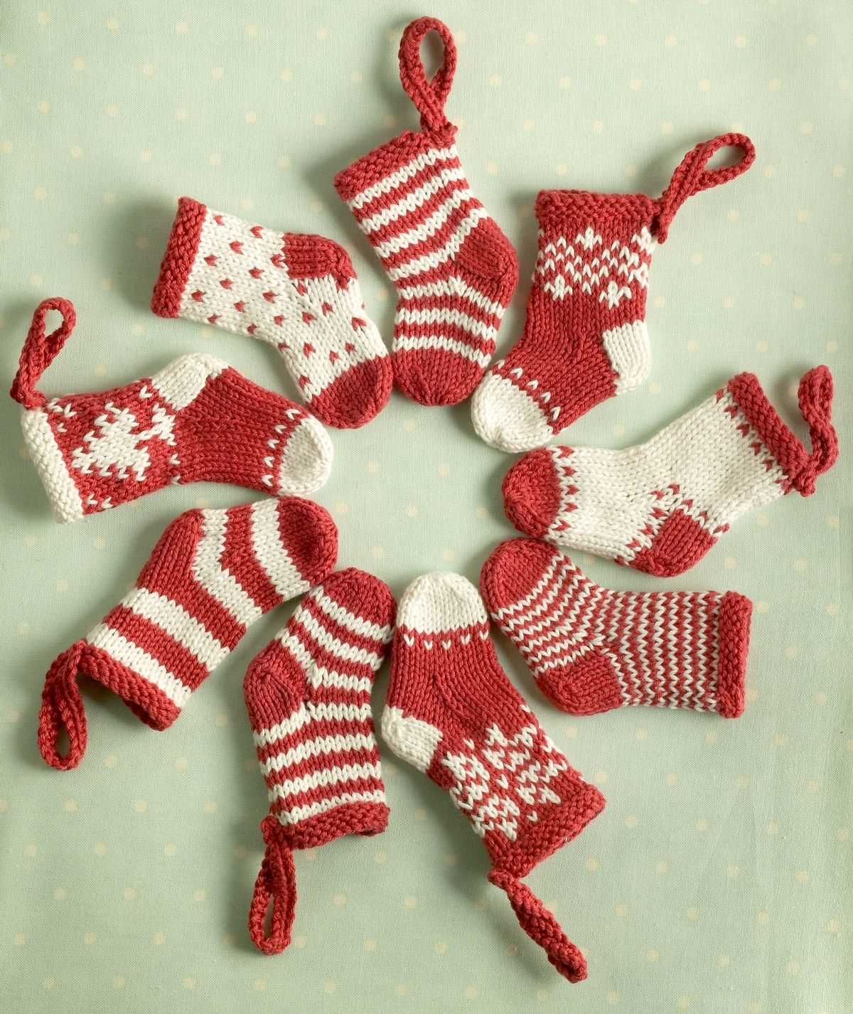 Knit christmas ornaments free patterns