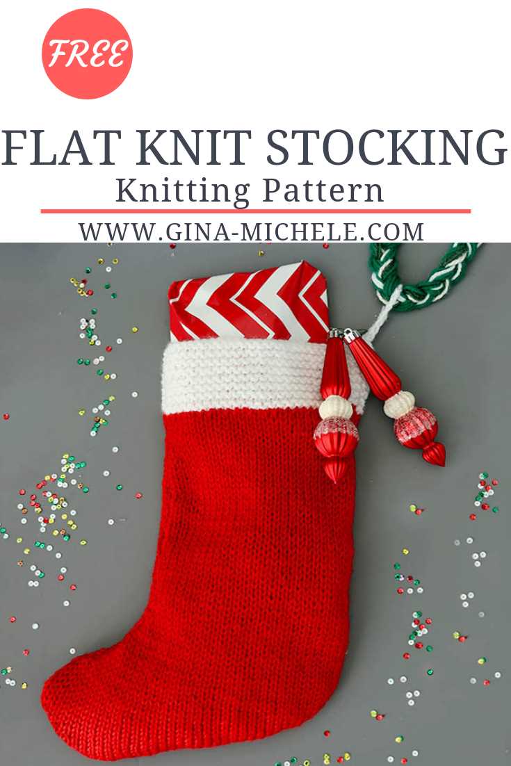 Knitting christmas stocking pattern