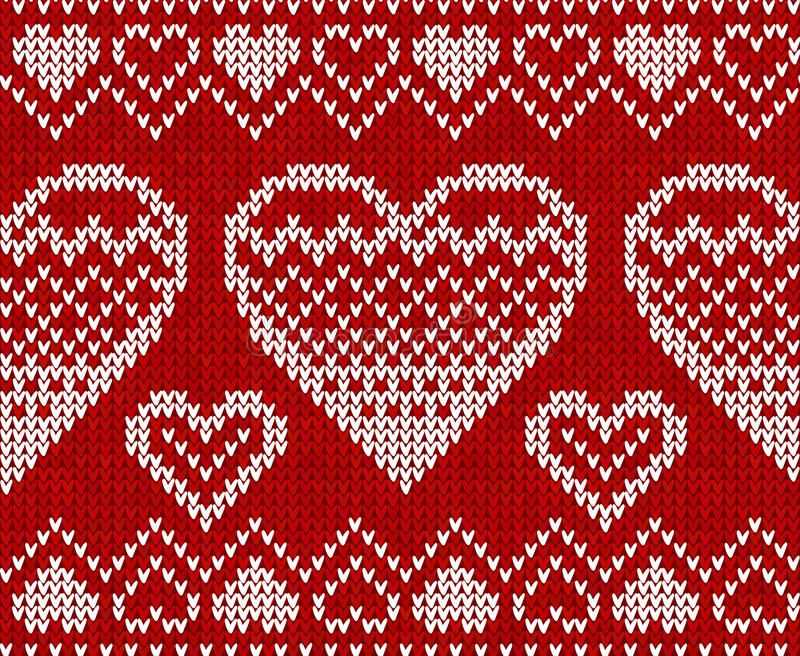 Red heart knit patterns