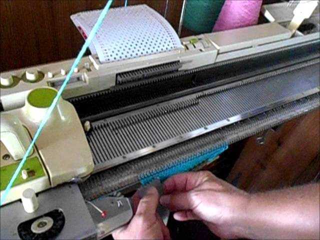 Singer knitting machine patterns