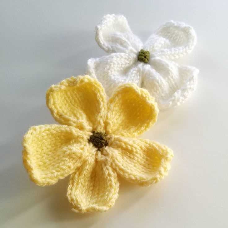 Free knitting patterns for small flowers