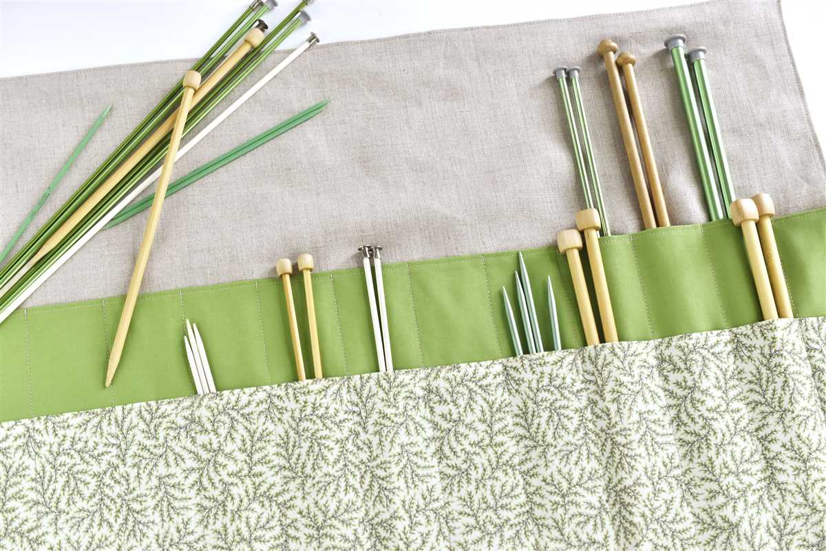 Knitting needle holder pattern