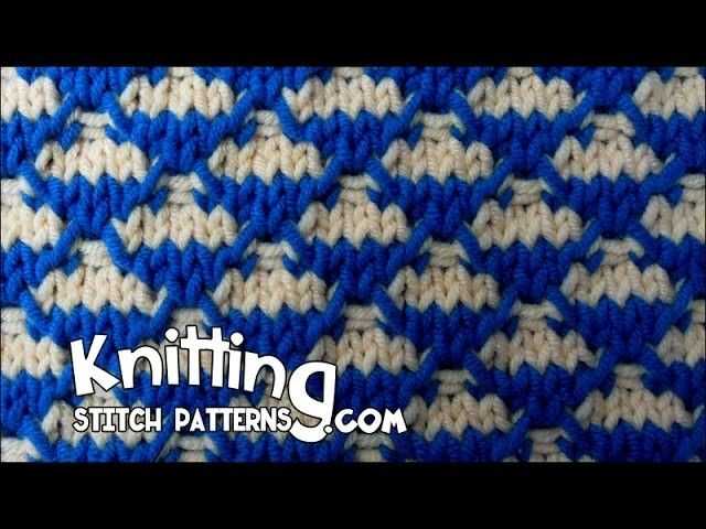 Checker stitch knitting pattern