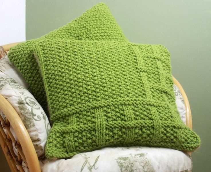 Knitting patterns for chair backs