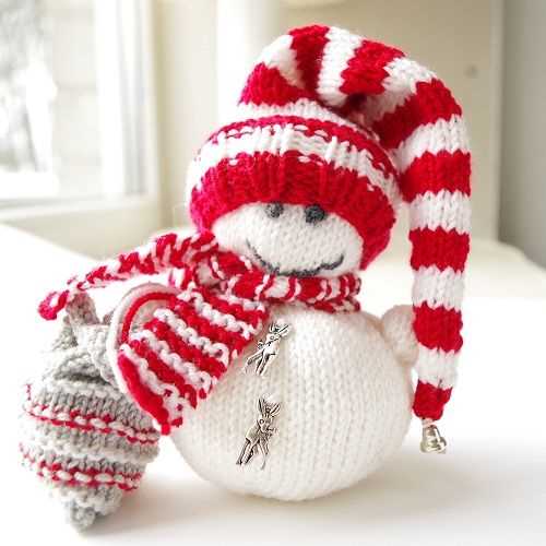 Patterns for knitted christmas decorations