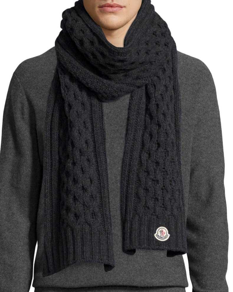 Knit mens scarf pattern