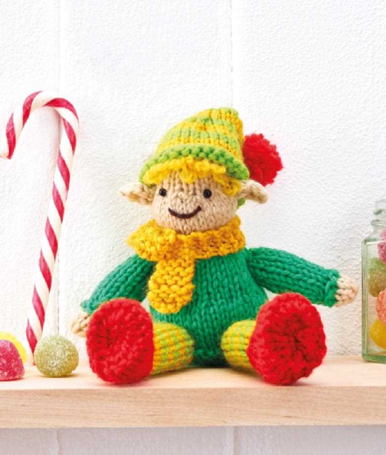 Knitted elf on the shelf pattern