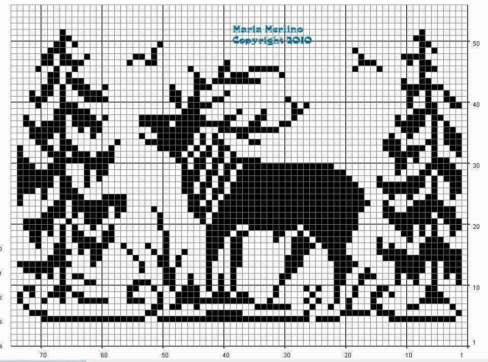 Stag knitting pattern