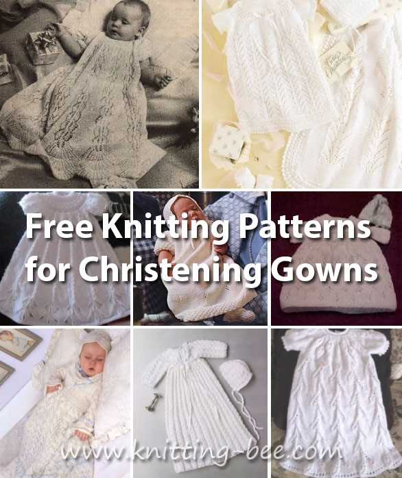 Christening dress knitting pattern free