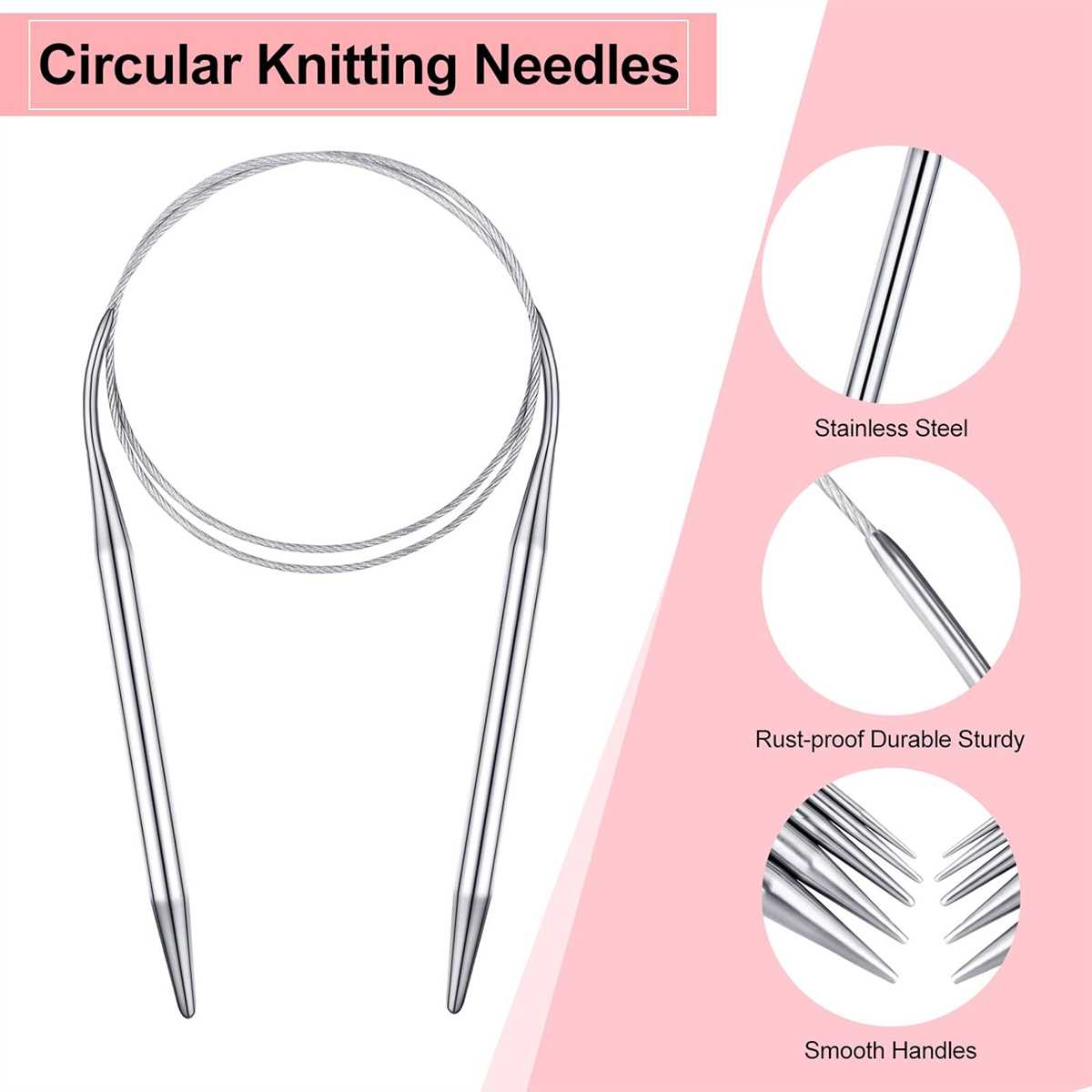 16 inch circular knitting needles pattern