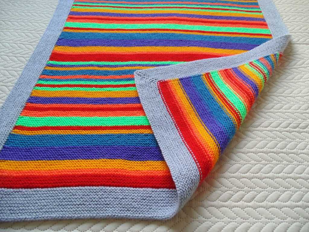 Easy baby blanket knitting patterns