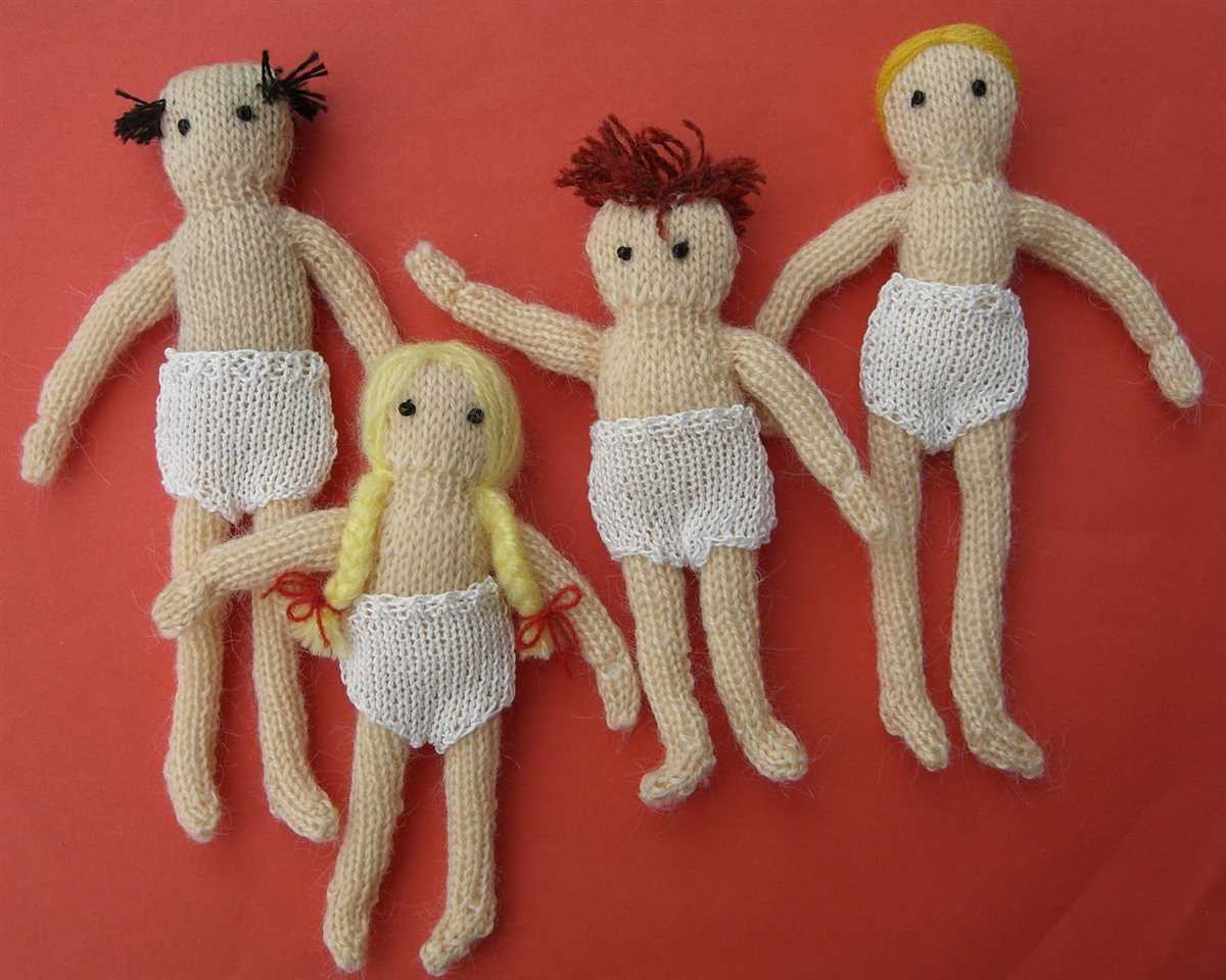 Miniature knitting patterns free