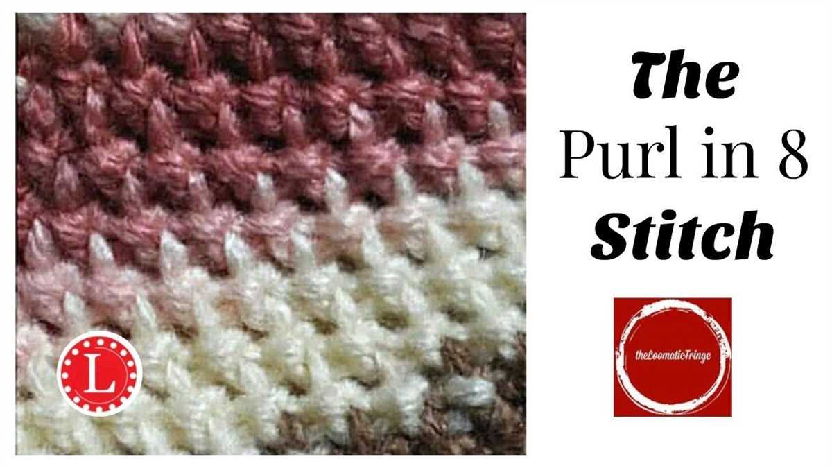 Bamboo stitch knitting pattern