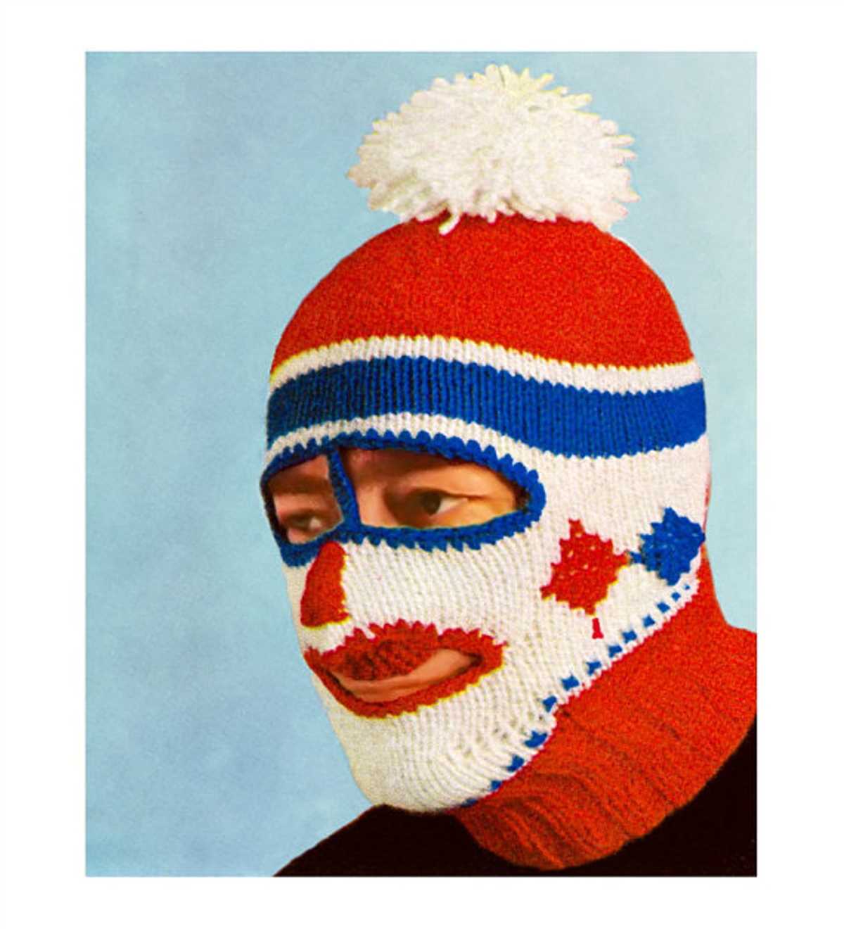 Knitted ski mask pattern free