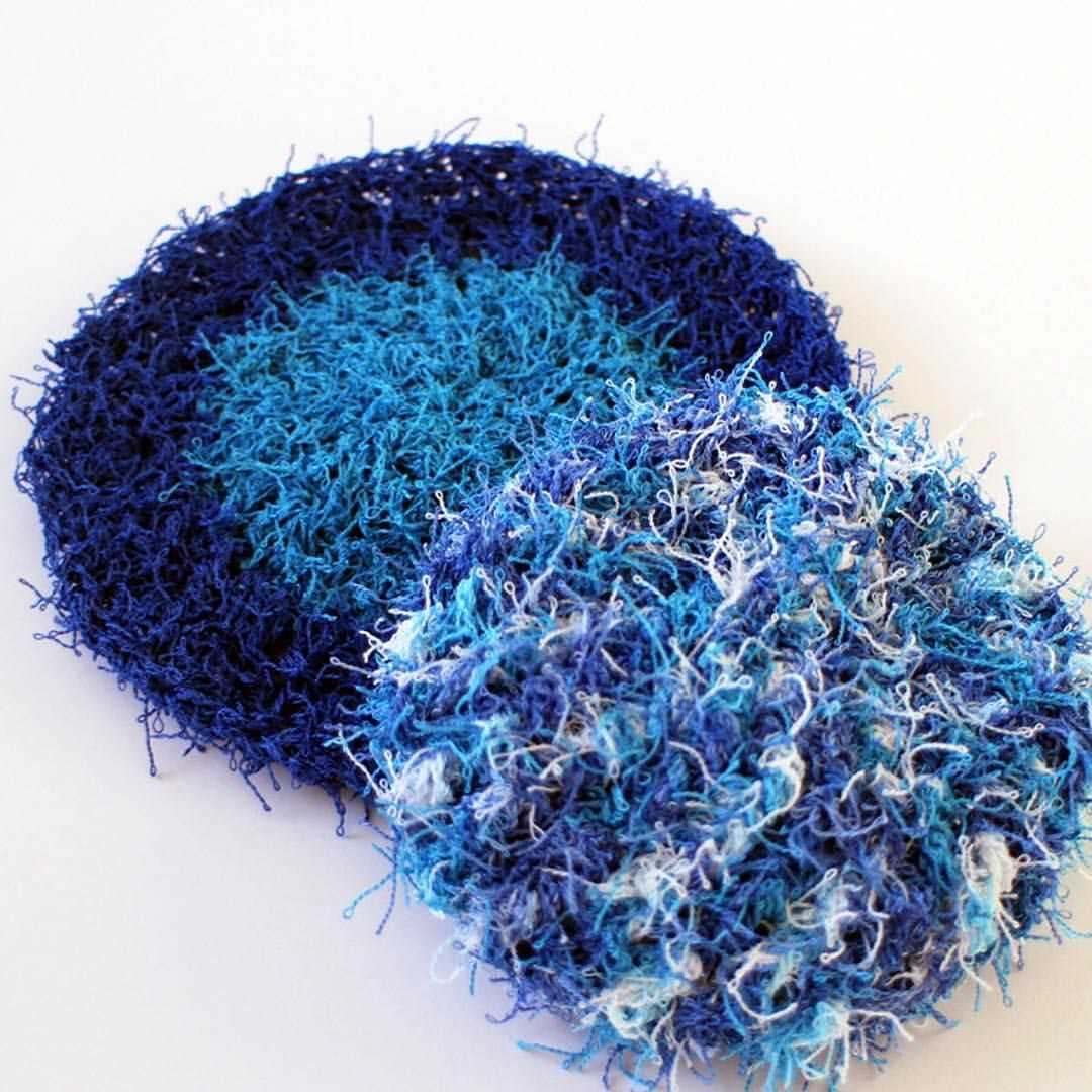 Free knitting pattern for dish scrubbies