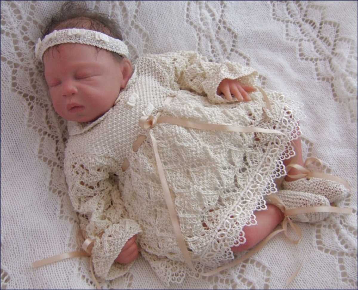 Christening dress knitting pattern free