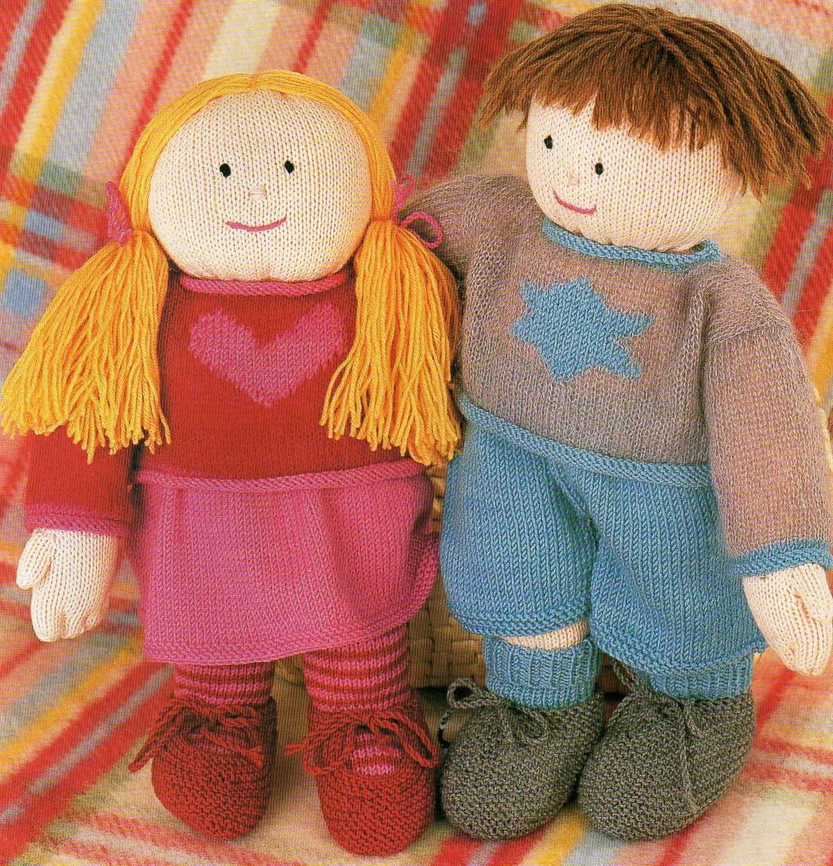 Easy rag doll knitting pattern