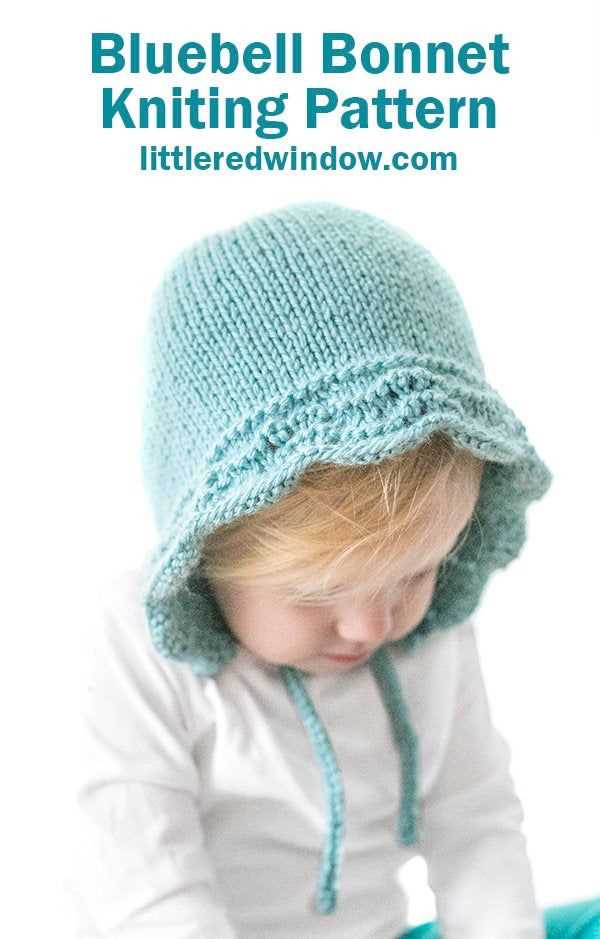 Baby bonnet knitting pattern