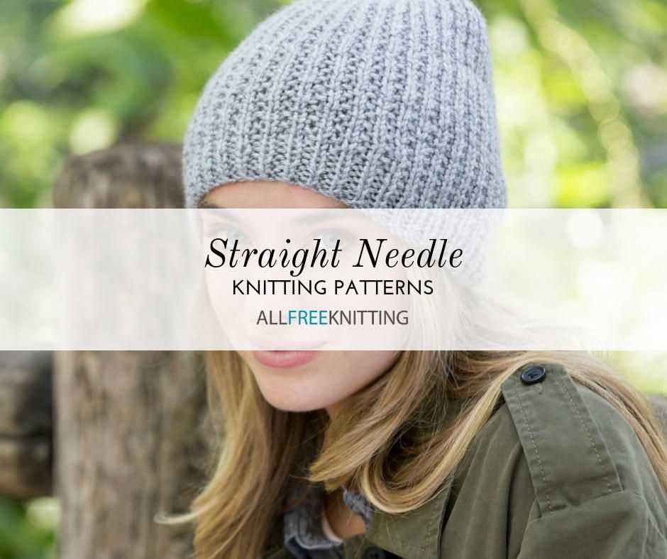 Knitting pattern beanie hat straight needles