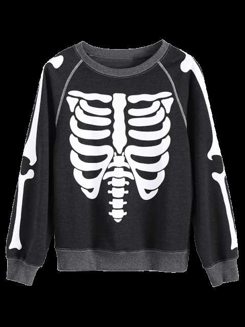 Skeleton knit sweater pattern