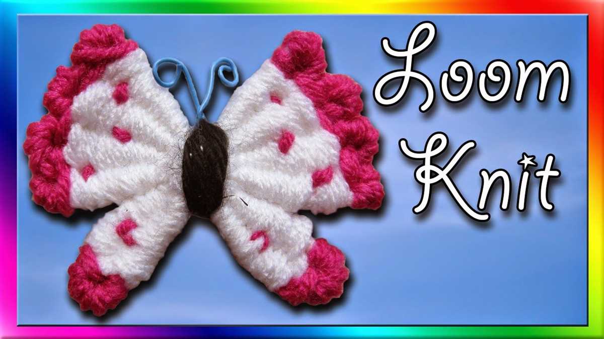 Knitting pattern butterfly