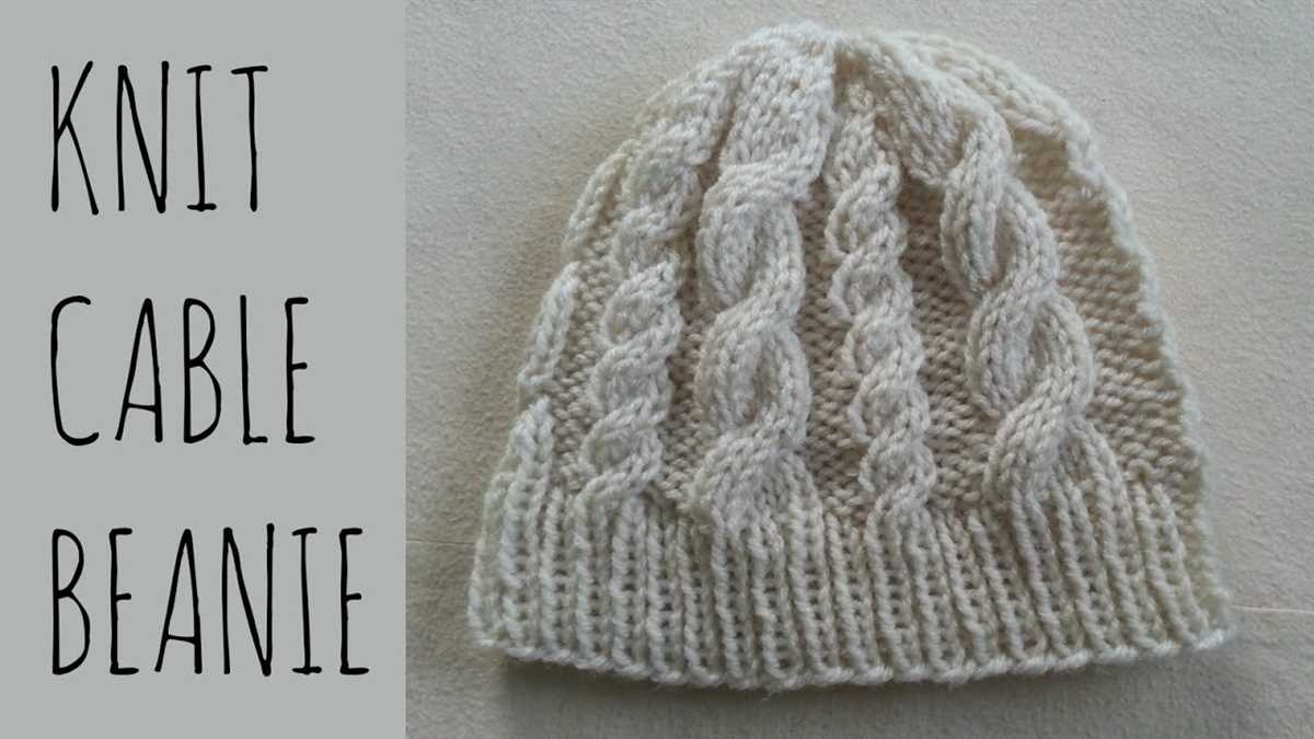 How to knit a hat free pattern