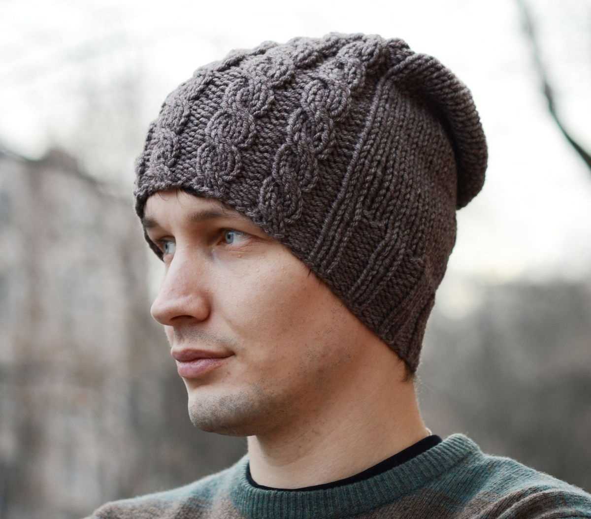 Mens beanie hat knitting pattern free uk