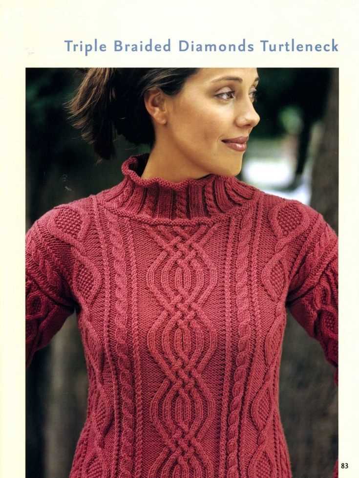 Aran knit sweater patterns free