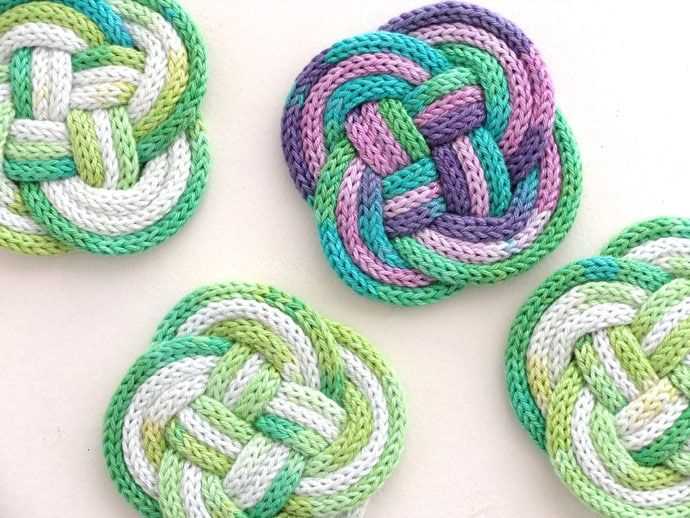 Knitting coaster patterns