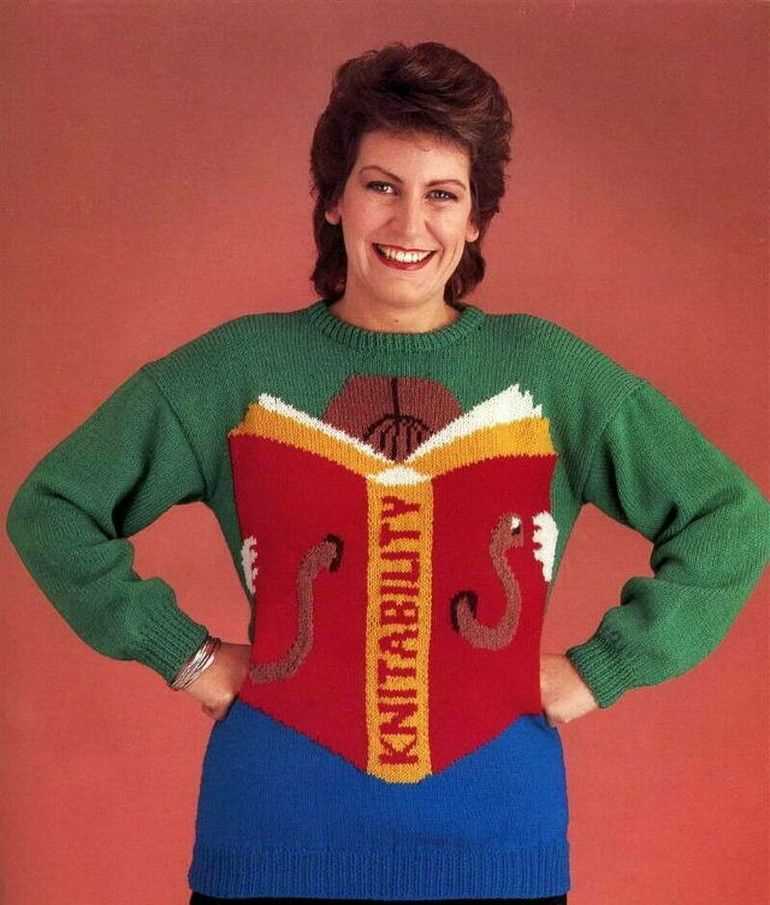 80s sweater knitting pattern