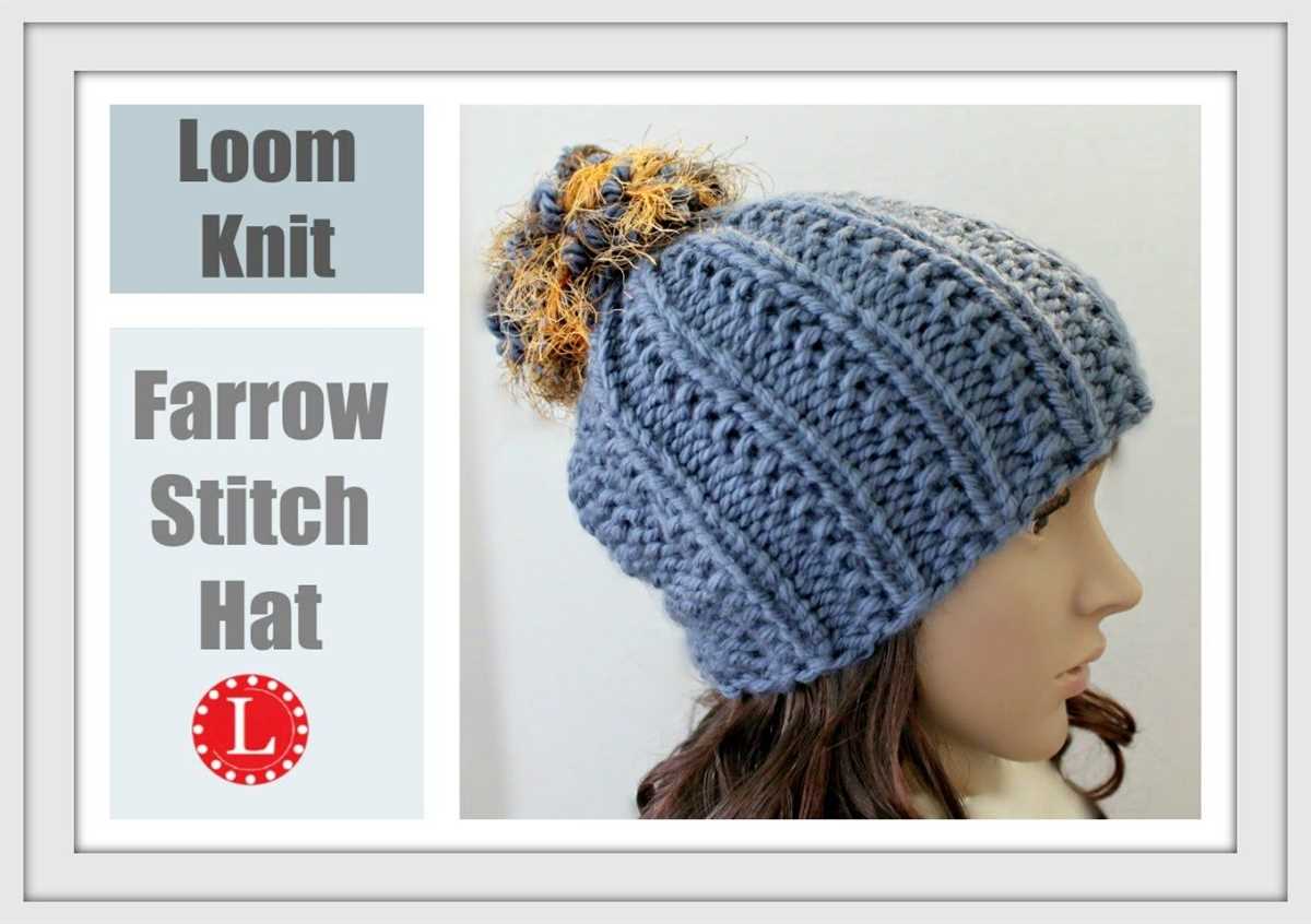 A knitted hat pattern comes in 4 styles