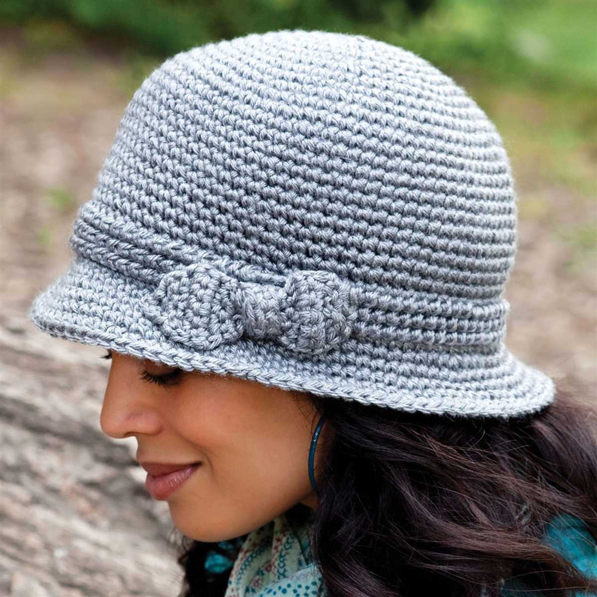 A knitted hat pattern comes in 4 styles