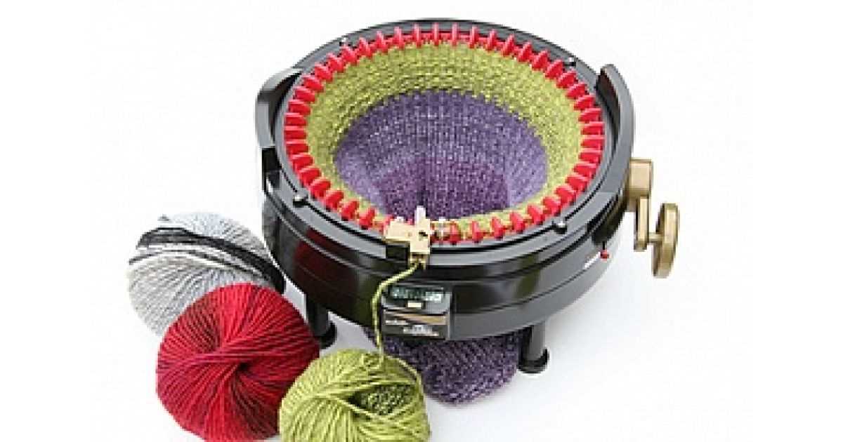 Addi knitting machine pumpkin pattern