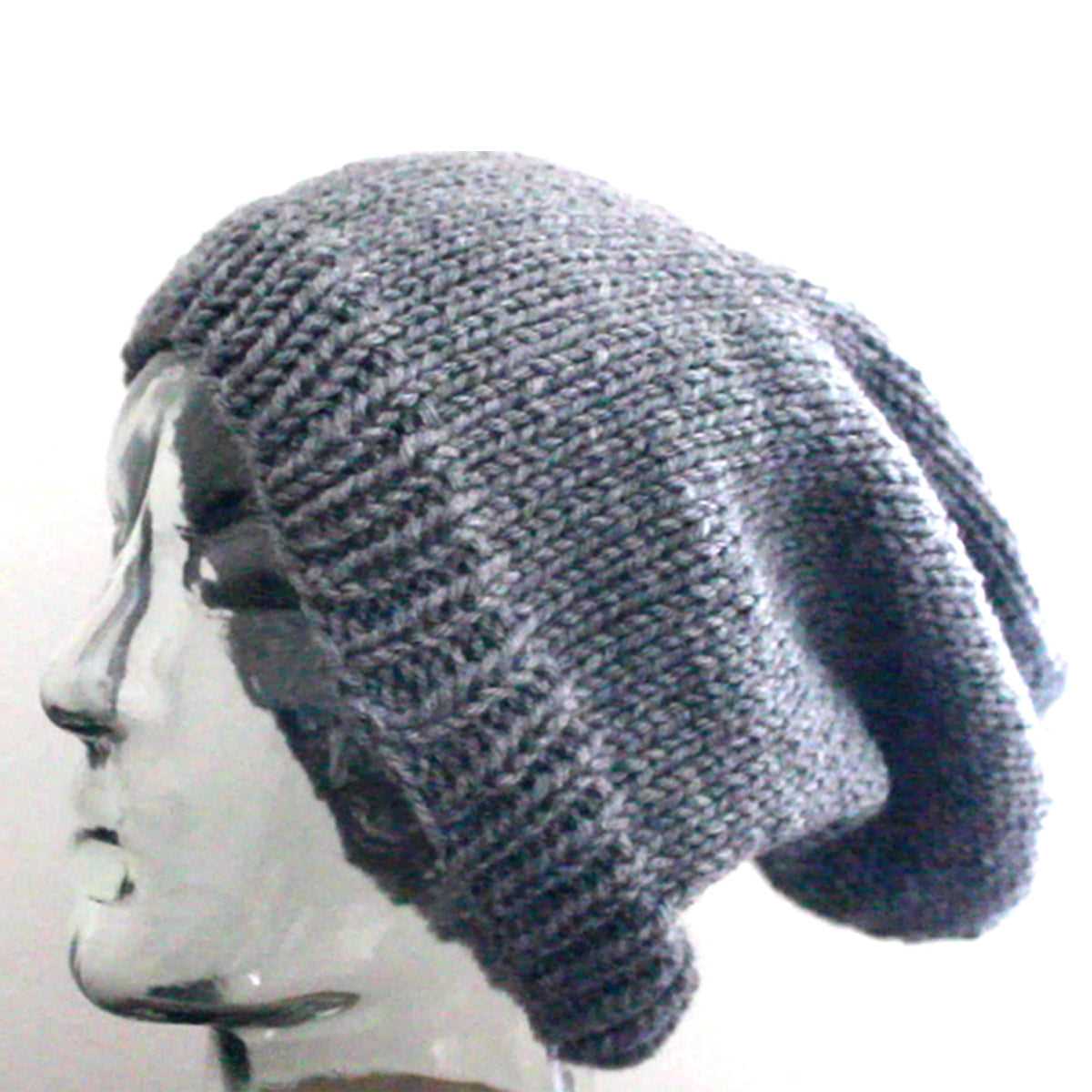 Adult beanie knitting pattern