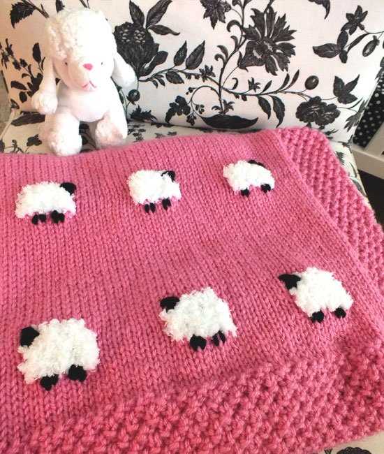 Animal blanket knitting pattern