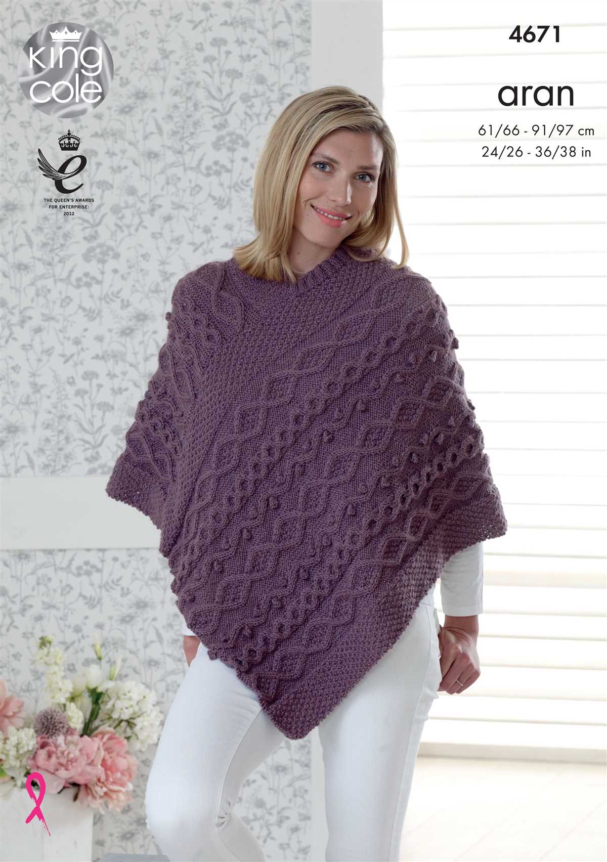 Aran poncho knitting pattern free