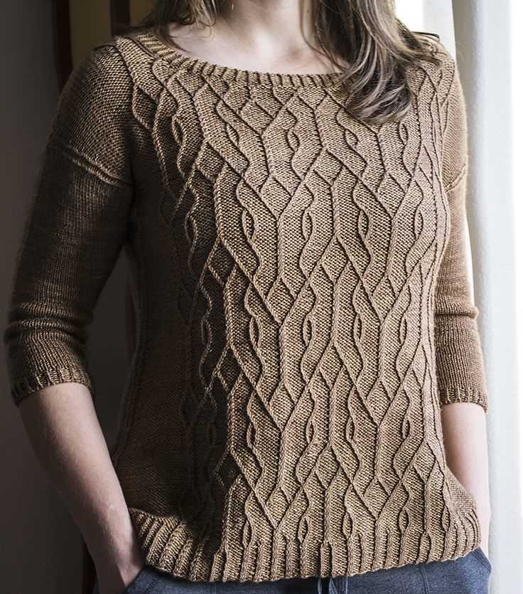 Aran honeycomb knitting pattern